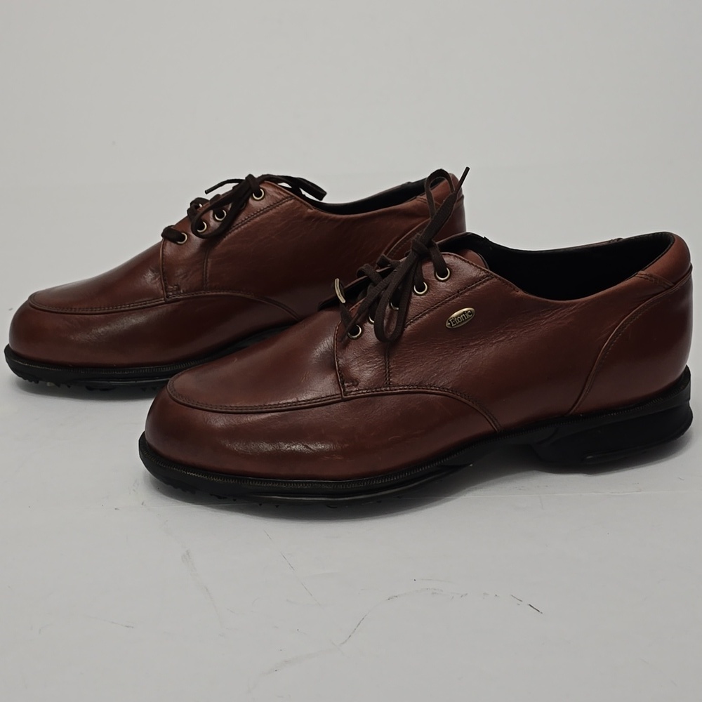 Etonic Difference Gore-Tex Men's Leather Golf Dress Shoes Brown  Size 10XW